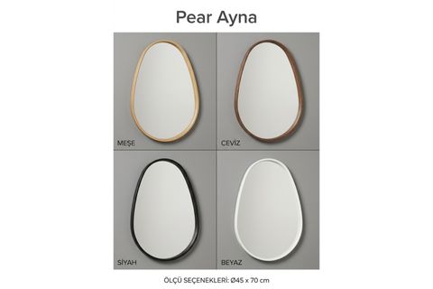 PEAR DUVAR AYNASI, MEŞE