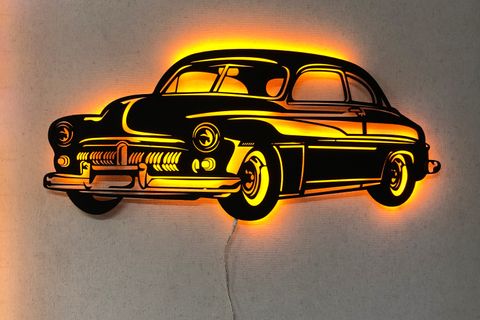 1950 MERCURY LED IŞIKLI TABLO