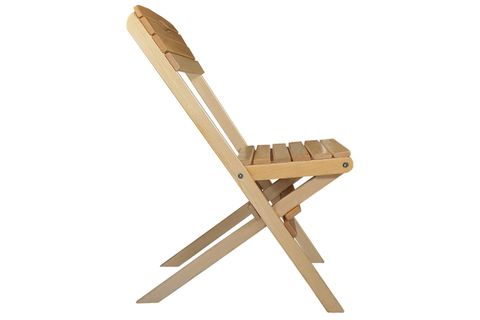 BYSAY VERNİKLİ AHŞAP KATLANABİLİR  BAHÇE MUTFAK BALKON TERAS SANDALYESİ