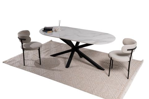 ONES MERMER BASKI MDF YEMEK MASASI