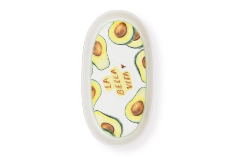 THE MİA ITALİAN SUMMER OVAL SERVİS TABAĞI 2Lİ 29 CM