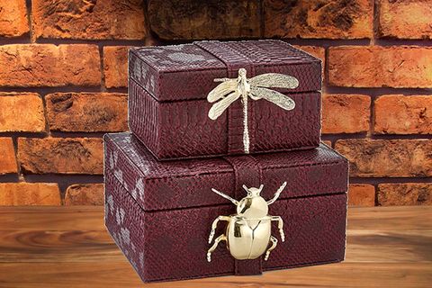 KOKOSH HOME ISABELLA KUTU, BURGUNDY