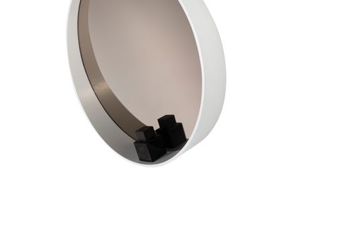 BİAS DUVAR AYNASI, BEYAZ, 50 CM