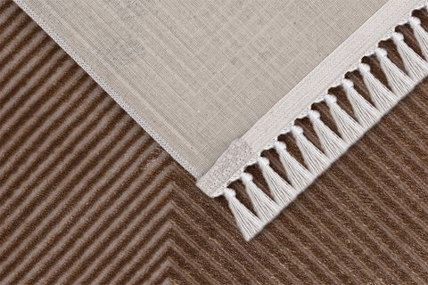 PIRLANTA PLUS MAKİNE HALISI, LATTE, 10, 160X230