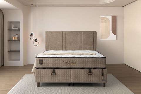 CALİFORNİA BAZA BAŞLIK YATAK SETİ, 100X200
