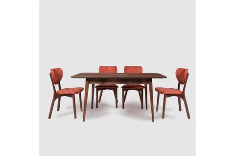 BOO MASA SANDALYE TAKIMI KİREMİT