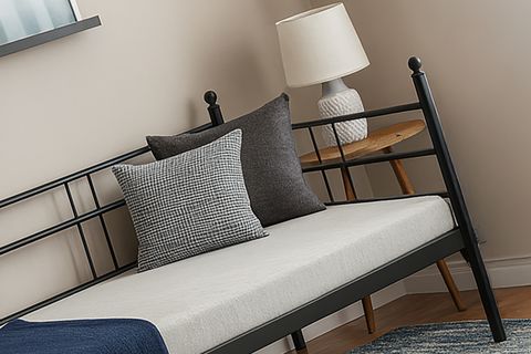 SOHO DAYBED TEK KİŞİLİK SİYAH, METAL KARYOLA, 90X200