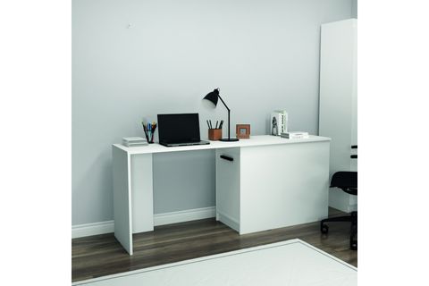 AKSER ÇALIŞMA MASASI, BEYAZ