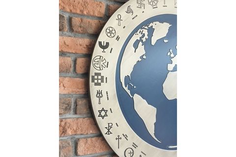 DÜNYA HARİTASI VE DÜNYA ÜZERİNDEKİ İNANÇLAR
