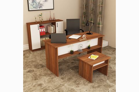 KALENDER DEKOR MERKÜR-1-2-5 OFİS BÜRO MASA TAKIMI, MRK03