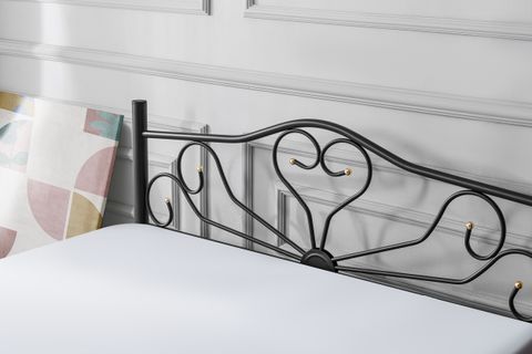 EVGER METAL KARYOLA, K50, SİYAH, 100X200