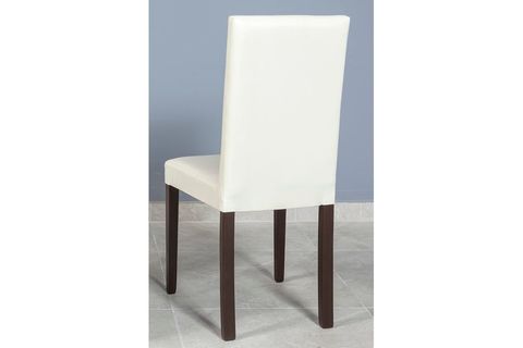 EKO DERİLİ GİYDİRME SANDALYE BEYAZ VENGE