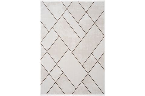 LUMİNA KREM KAHVE TOZUMAZ HALI,  A0863A, 60X100