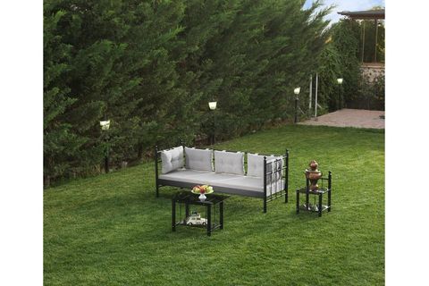 LALAS METAL SOFA SEDİR SİYAH 70X200CM