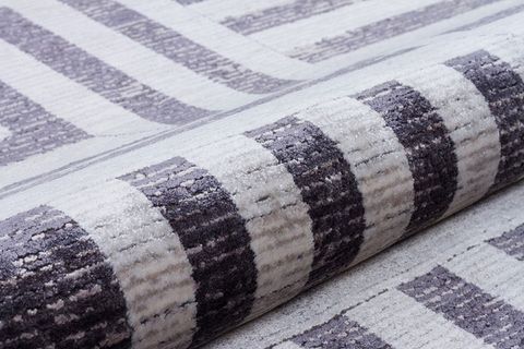 RİVA 8702 GRİ ANTRASİT MAKİNE HALISI 200X290