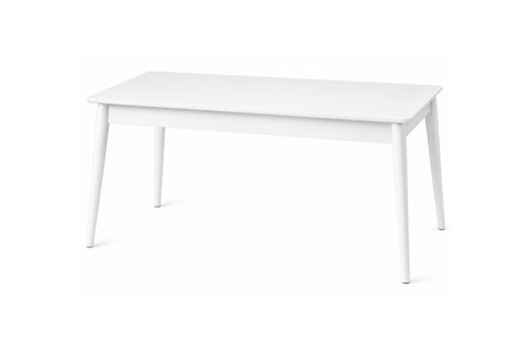 RETRO SABİT MUTFAK MASASI, 110 CM, BEYAZ