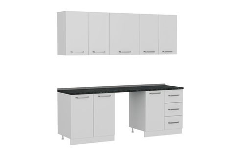 MİNAR 220 CM MUTFAK DOLABI BEYAZ 220 B11