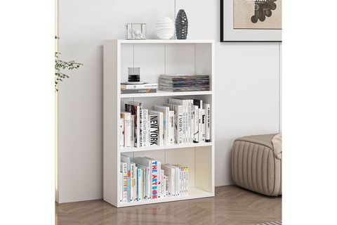 ADEL KİTAPLIK, BEYAZ, 2 RAFLI