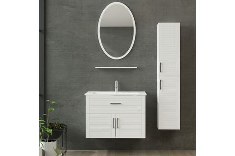 VERA BANYO DOLABI AS2K1Ç136, BEYAZ, 85CM