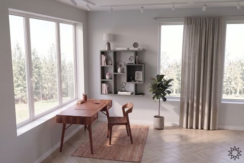 ENDA HOME YEGANE ÇİFT KULLANIMLI DUVAR RAFI ANTRASİT