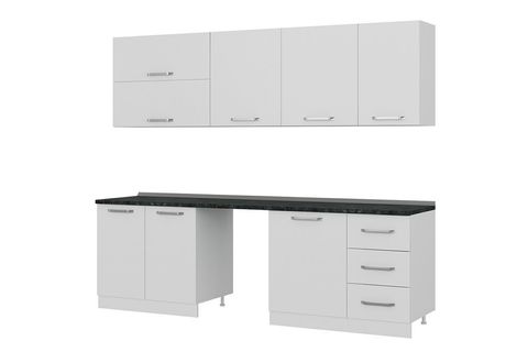 MİNAR 255 CM MUTFAK DOLABI BEYAZ 255 B10