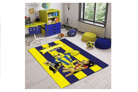 HALIMAX CİNO 94 KANARYA TARAFTAR FENERBAHÇE KAYMAZ TABANLI ÇOCUK ODASI HALISI 120X180