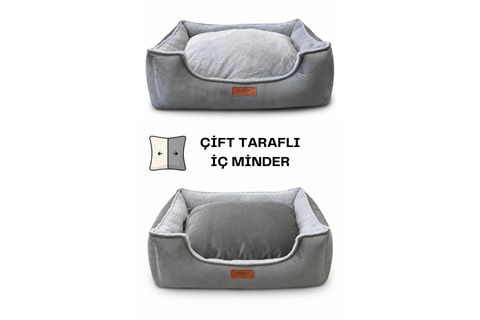 DREAMY NEST BED, K.GRİ GRİ, XL BEDEN, 75X95X22 CM