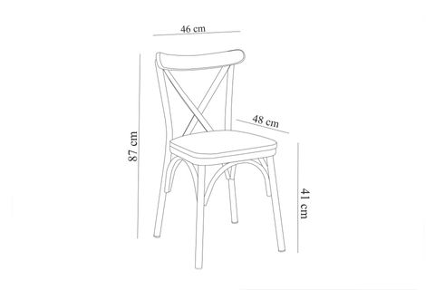 OLİVER MUTFAK MASASI TAKIMI, BEYAZ, 120X75