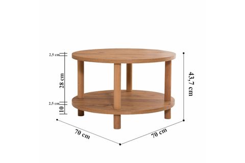 DORA ROBY ORTA SEHPA, ATLANTİK, 70 CM