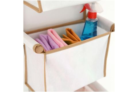 PRADO DUVAR TİPİ ÜÇLÜ ORGANİZER, AHŞAP, BEYAZ