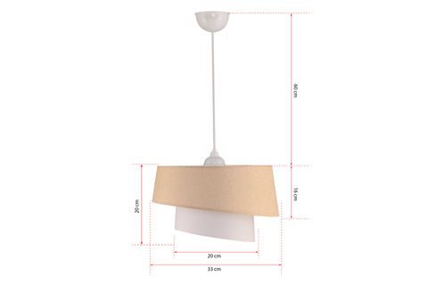 EVLİGHT BARET 2 KATLI SARKIT AVİZE, PUDRA