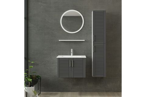 VERA BANYO DOLABI 65CM AS2K 1YA1R ETJ BOY BEYAZ ANTRASİT