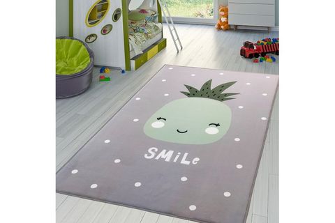 HV368 ANANAS SMİLE 11MM DİJİTAL BASKI ÇOCUK ODASI HALISI 120X175