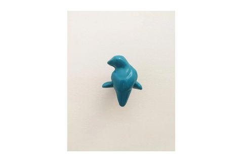 KUŞ ŞEKİL MODERN DUVAR DEKORU ASKILIK, TURKUAZ