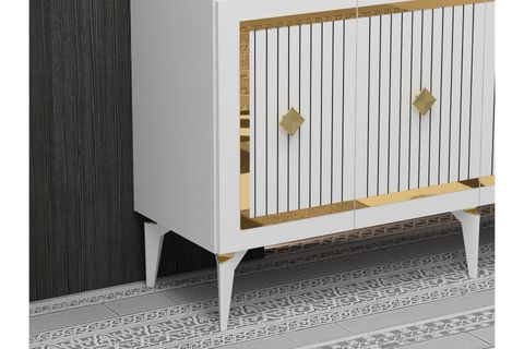 NOVA KONSOL, BEYAZ ALTIN, 150 CM
