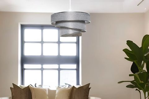 HMYDESİGN COUPER SARKIT AVİZE GRİ GÜMÜŞ