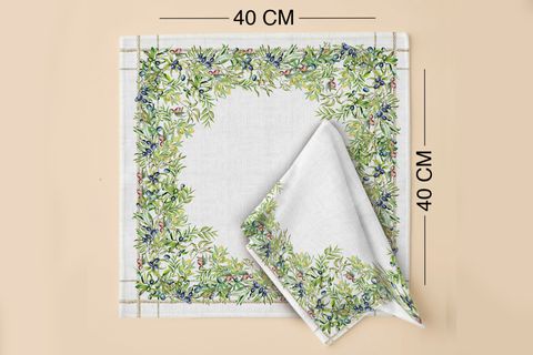 OLİVE PAMUKLU ALTI ADET PEÇETE