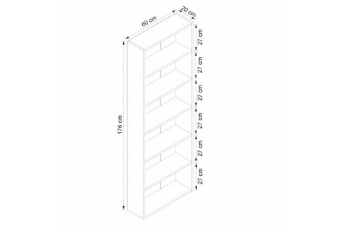 ADEL KÖŞE KİTAPLIK, BEYAZ, SET 5