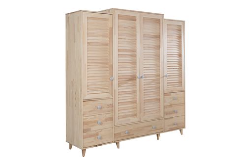 LİNA DOLAP, 4 KAPAKLI, LADİN