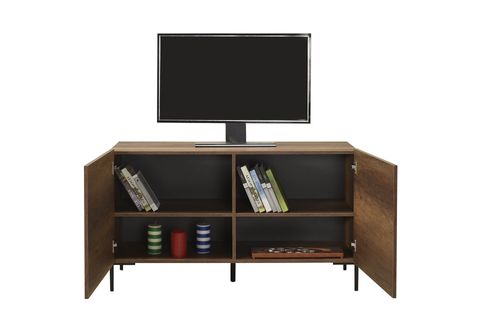 ADORE ROMA MODÜLER TV ÜNİTESİ, 2 KAPAKLI, KOYU CEVİZ