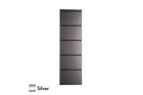 VEGA KİLİTLİ METAL AYAKKABILIK, SİLVER, 5 KAPAKLI