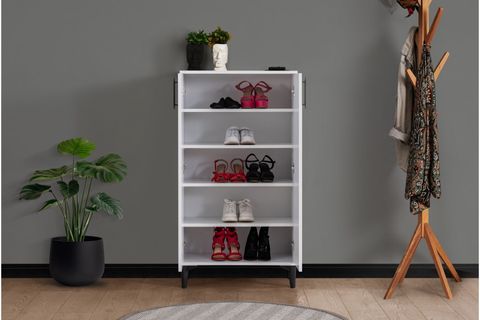 BLESK AYAKKABILIK, BEYAZ,  4 RAFLI