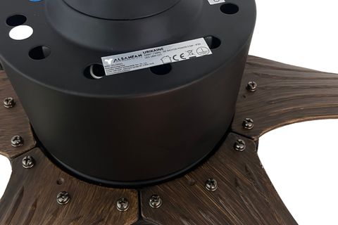 ALSANFAN URİKAİNE BLACK AYDINLATMALI UZAKTAN KUMANDALI TAVAN VANTİLATÖRÜ