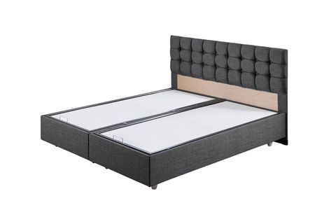 VENEDİK BAZA BAŞLIK LETTO YATAK SETİ, ANTRASİT, 160X200
