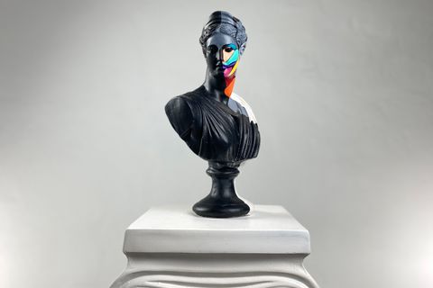 ARTEMIS SLICE OF COLOR POP ART DEKORATİF ROMA YUNAN HEYKELLERİ