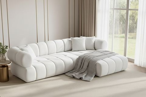 HELSİNKİ SAĞ KÖŞE KOLTUK, BEYAZ