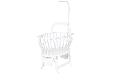 HÜNKAR SALLANIR SEPET BEŞİK, BEYAZ, 60X100