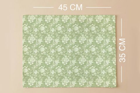 BOTANİCA NOSTALJİ PAMUKLU DÖRT ADET AMERİKAN SERVİSİ