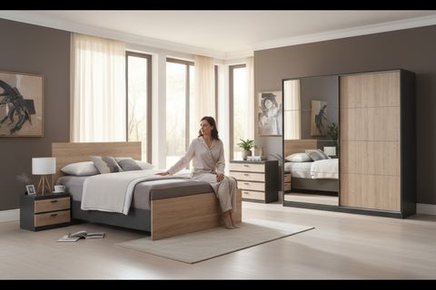 PANNA YATAK ODASI TAKIMI, SÜRGÜ KAPAKLI