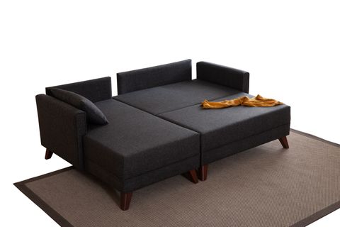 GLORİA MİNİ KÖŞE KOLTUK, ANTRASİT, SOL KÖŞE